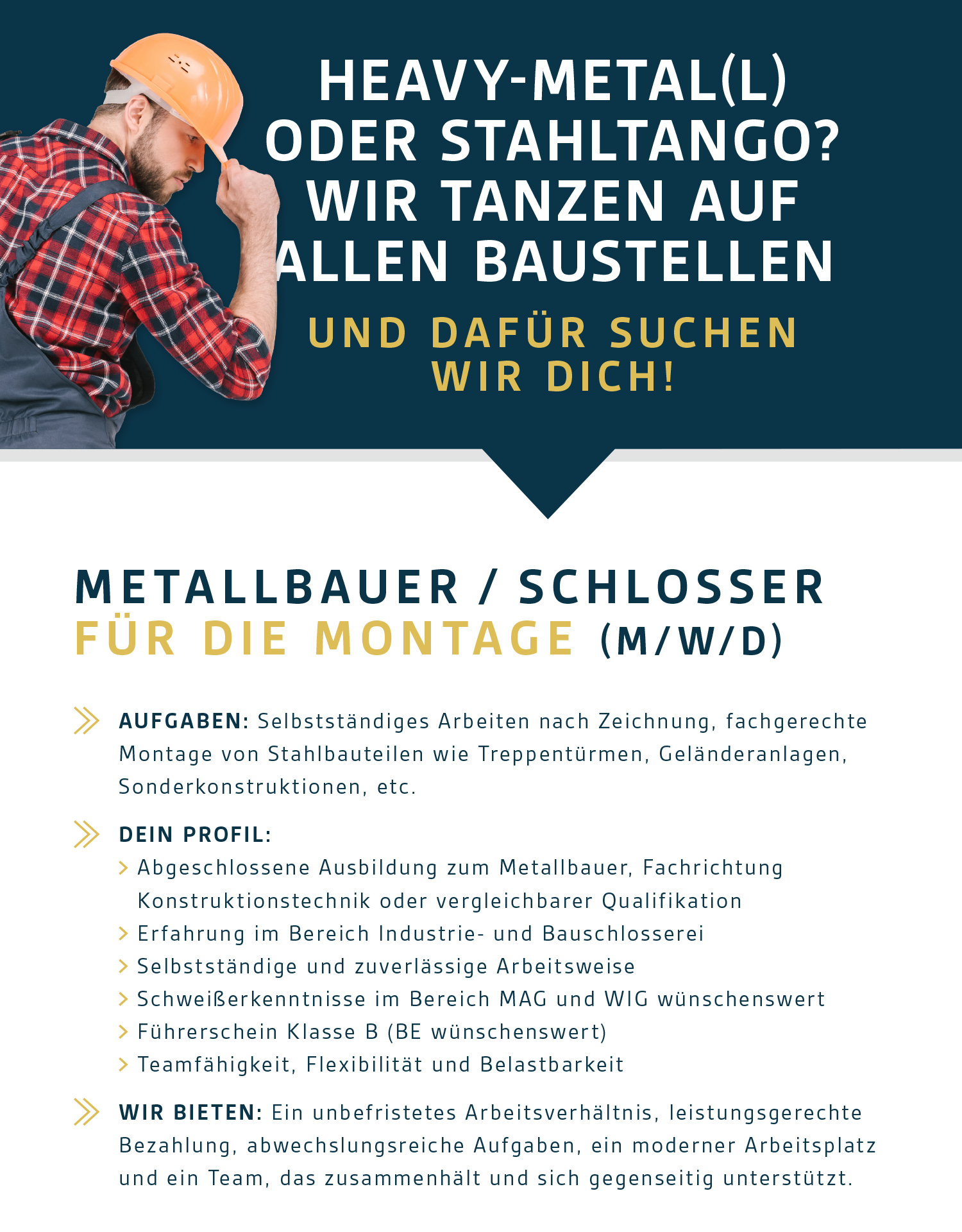 Jobs Metallbau & Stahlbau in Karlsruhe